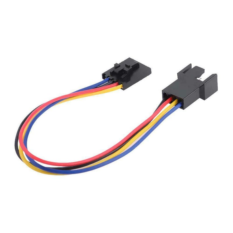 Wixine 5Pcs 5Pin to 4Pin Fan Connector Adapter Converter Extension Cable Wire - Image 4